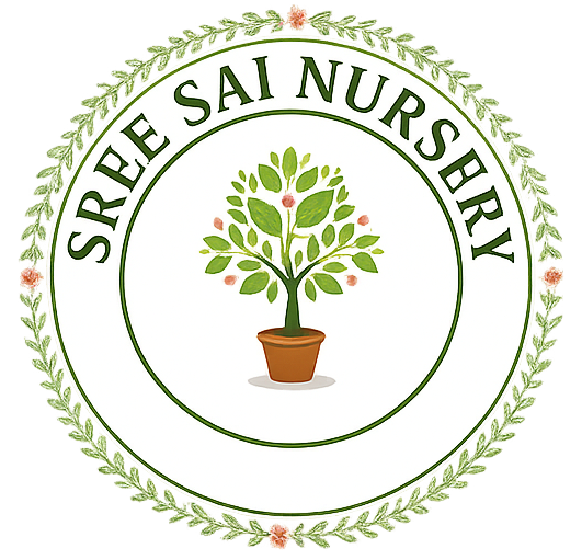 sree sai nursery logo design